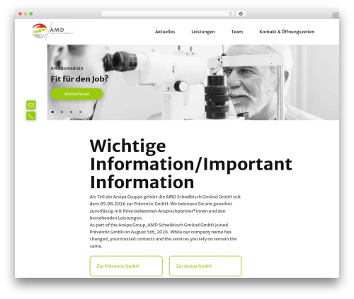 WordPress theme AMD - amd-gd.de