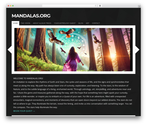 WordPress theme Bold - mandalas.org