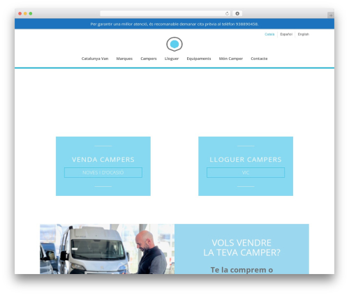 WordPress theme Enfold - catalunyavan.com