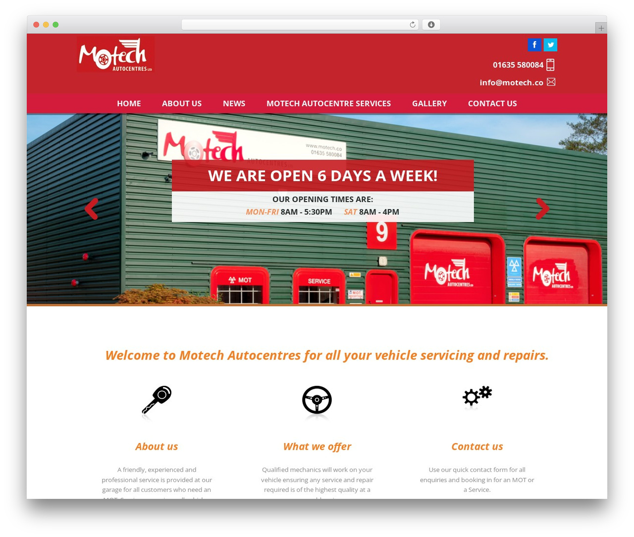 WordPress theme Motech Theme - motech.co