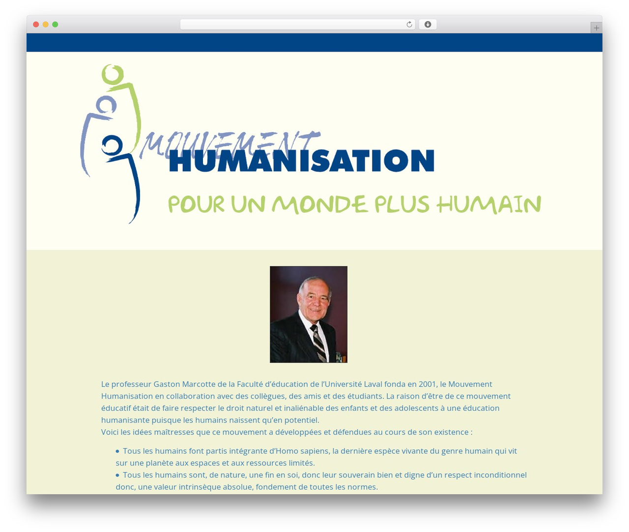 WordPress theme Thème de base - mouvementhumanisation.org WordPress theme Thème de base - mouvementhumanisation.org