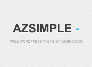 Azsimple WordPress theme by Anli Zaimi
