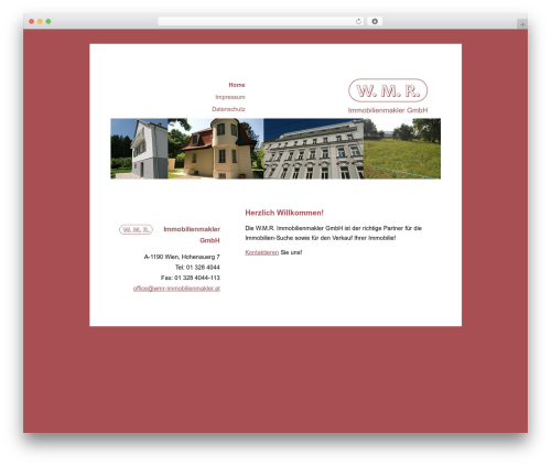 Best WordPress theme hyperwork theme #4 - wmr-immobilienmakler.at