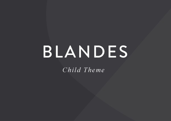 Blandes Child theme WordPress