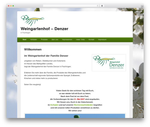Catch Box WordPress theme - weingartenhof.de