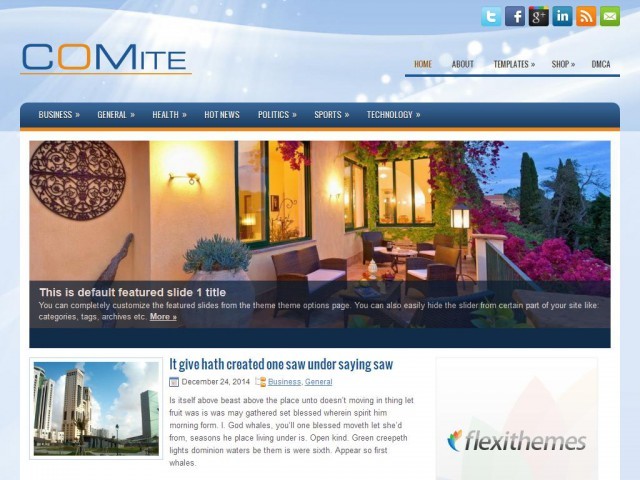 Comite WordPress blog theme Comite WordPress blog theme