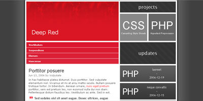 Deep Red WordPress theme Deep Red WordPress theme