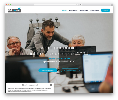 Divi theme WordPress - ordipointcom.net
