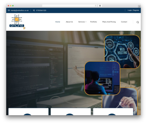 Edubin top WordPress theme - onlineforu.co.uk