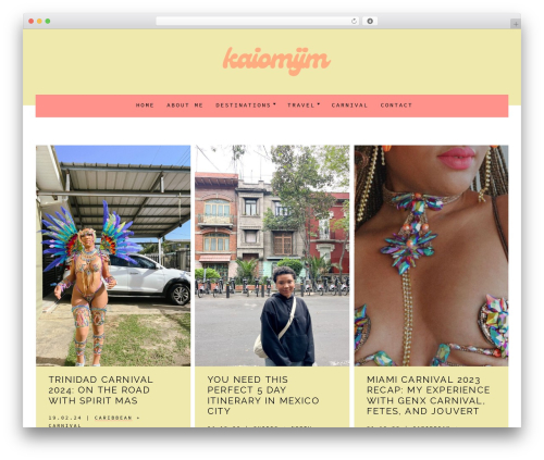 Genesis WordPress theme - kaiomijm.com