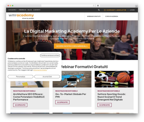 GoBlank WordPress theme - wmra.it