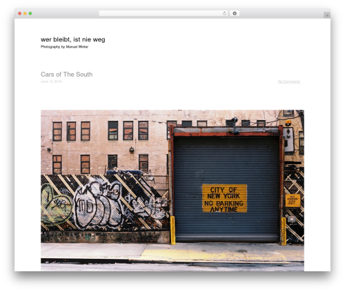 min theme theme WordPress - winterphotographie.de