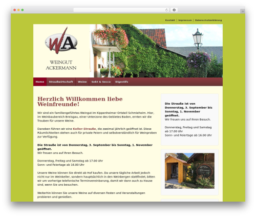 Responsive Pro WordPress shop theme - weingut-ackermann.com