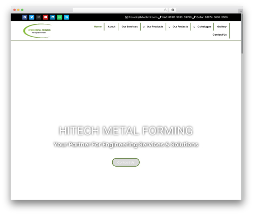 Riyada WordPress theme - hitechmf.com