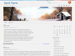 Theme WordPress Dot-B