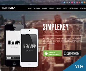 Theme WordPress simplekey child by ThemeVan