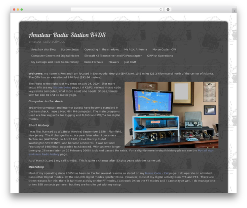 Themage WordPress theme - wa2bsw.com