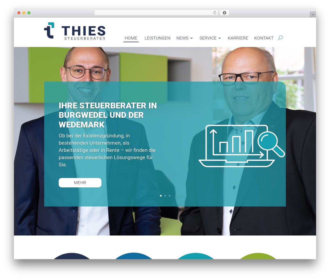 Theme WordPress Divi - thies-steuerberater.de