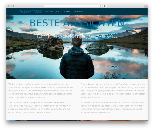 Theme WordPress Tesseract - webattach.de