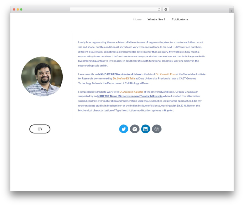 Tomes WordPress theme - sushantbangru.com