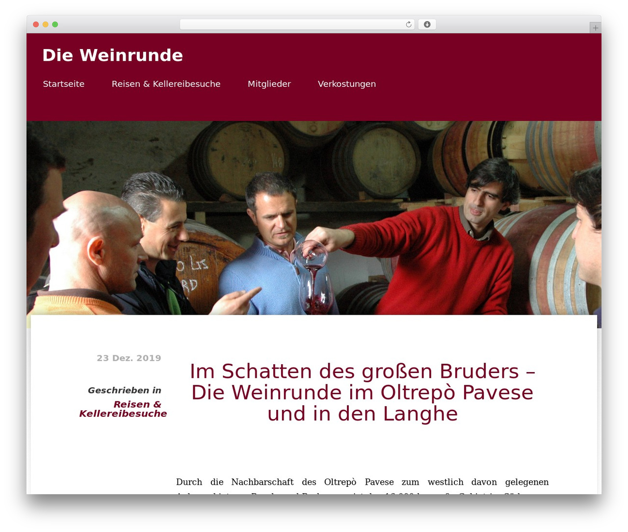 WordPress theme Aerogram - weinrunde.com WordPress theme Aerogram - weinrunde.com