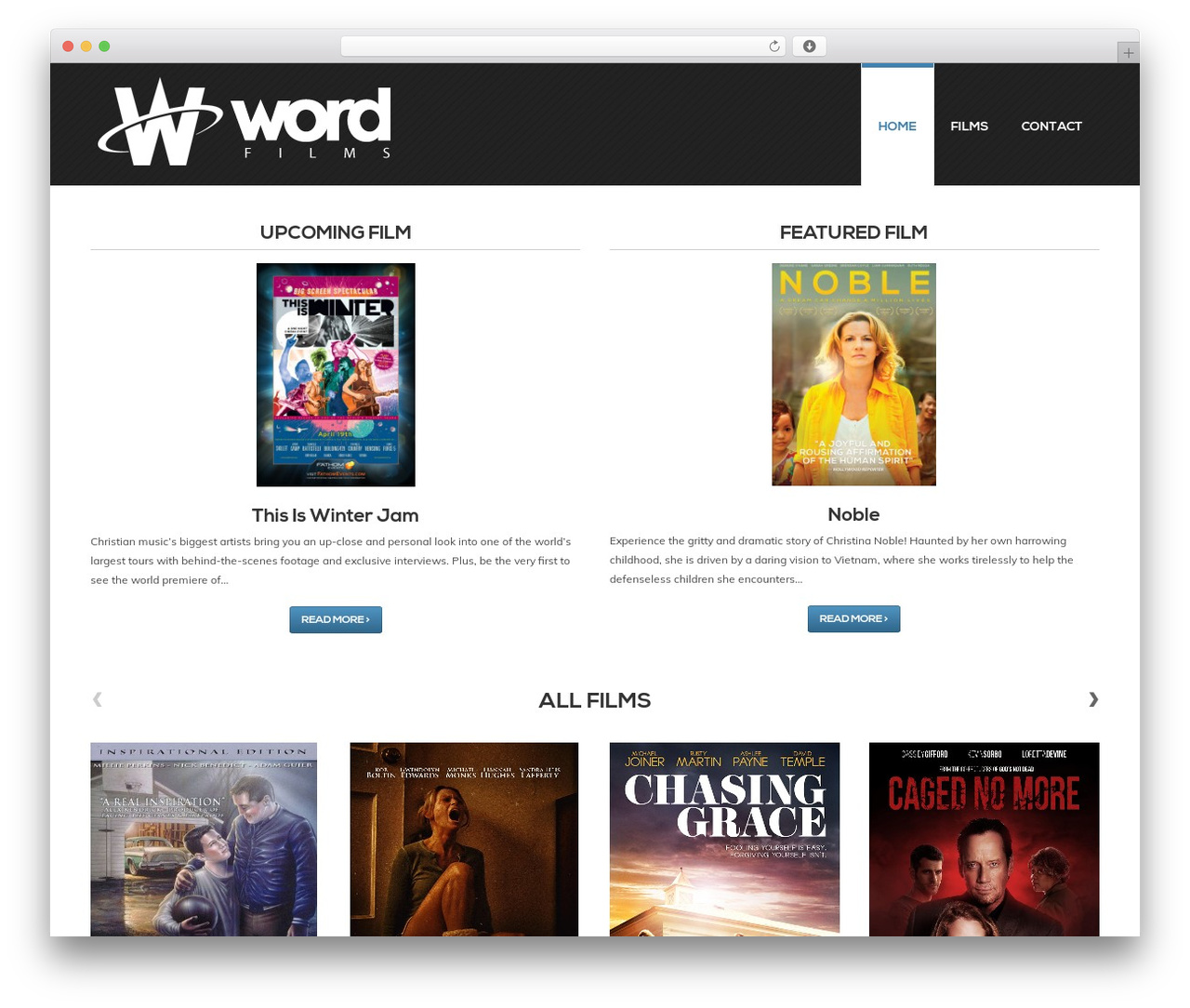 WordPress theme Drive (Responsive Wordpress Theme) - wordfilms.com