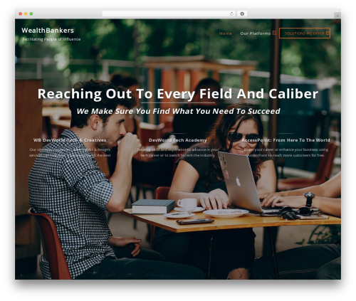 WordPress theme Featuredlite - wealthbankers.com