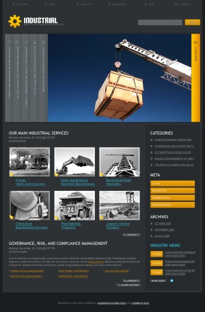 WordPress theme WordPress Theme 962 by Template_Help.com