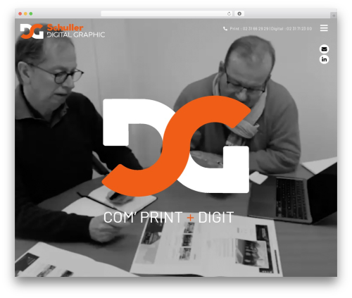 WordPress theme YAWP Theme Framework v2 - schuller-digital-graphic.com