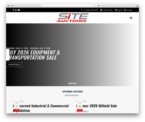 WP theme Total - siteauctionservices.com