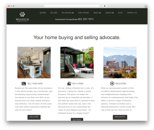 Easy slide in WordPress plugin - wasatchhomesandestates.com