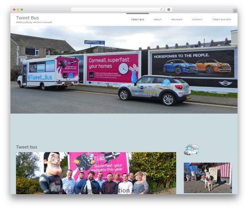Farben Basic WordPress page theme - tweetbus.co.uk