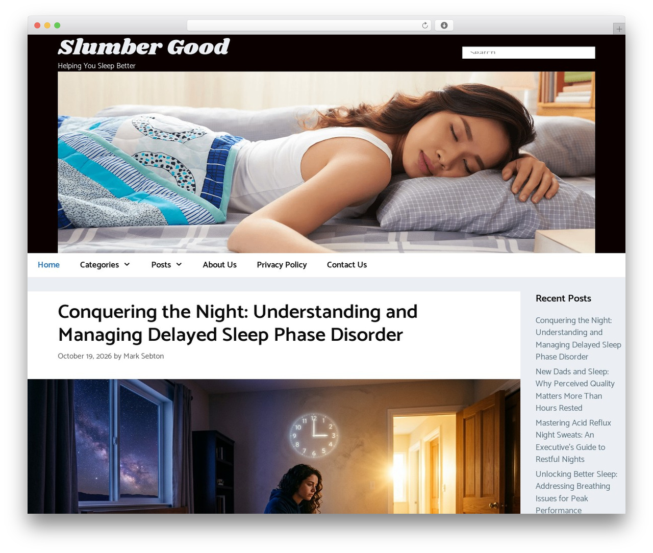 GeneratePress WordPress theme design - slumbergood.com GeneratePress WordPress theme design - slumbergood.com