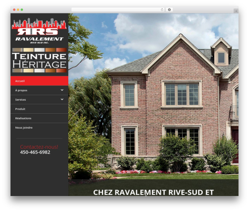 template top WordPress theme - ravalementrivesud.com