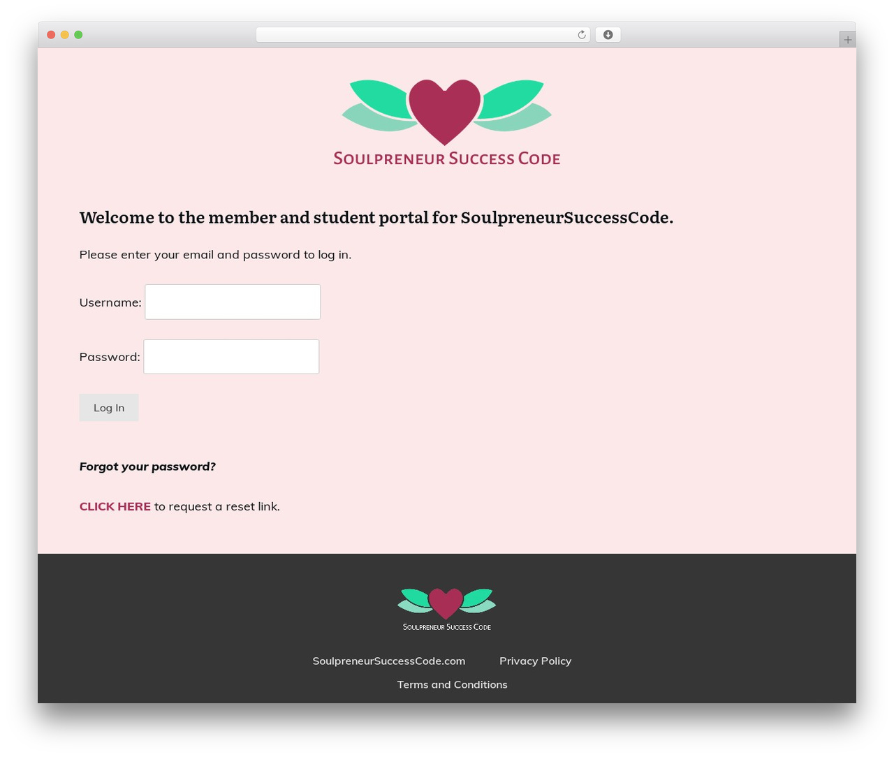 Thrive Theme Builder WordPress theme - member.soulpreneursuccesscode.com
