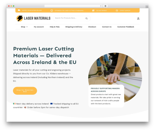 Embedder for google reviews WordPress plugin - lasermaterials.ie