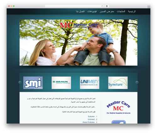 Traject WordPress theme - mastercare-eg.com