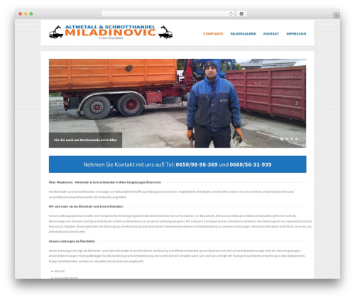 Uber WordPress theme - miladinovic.at