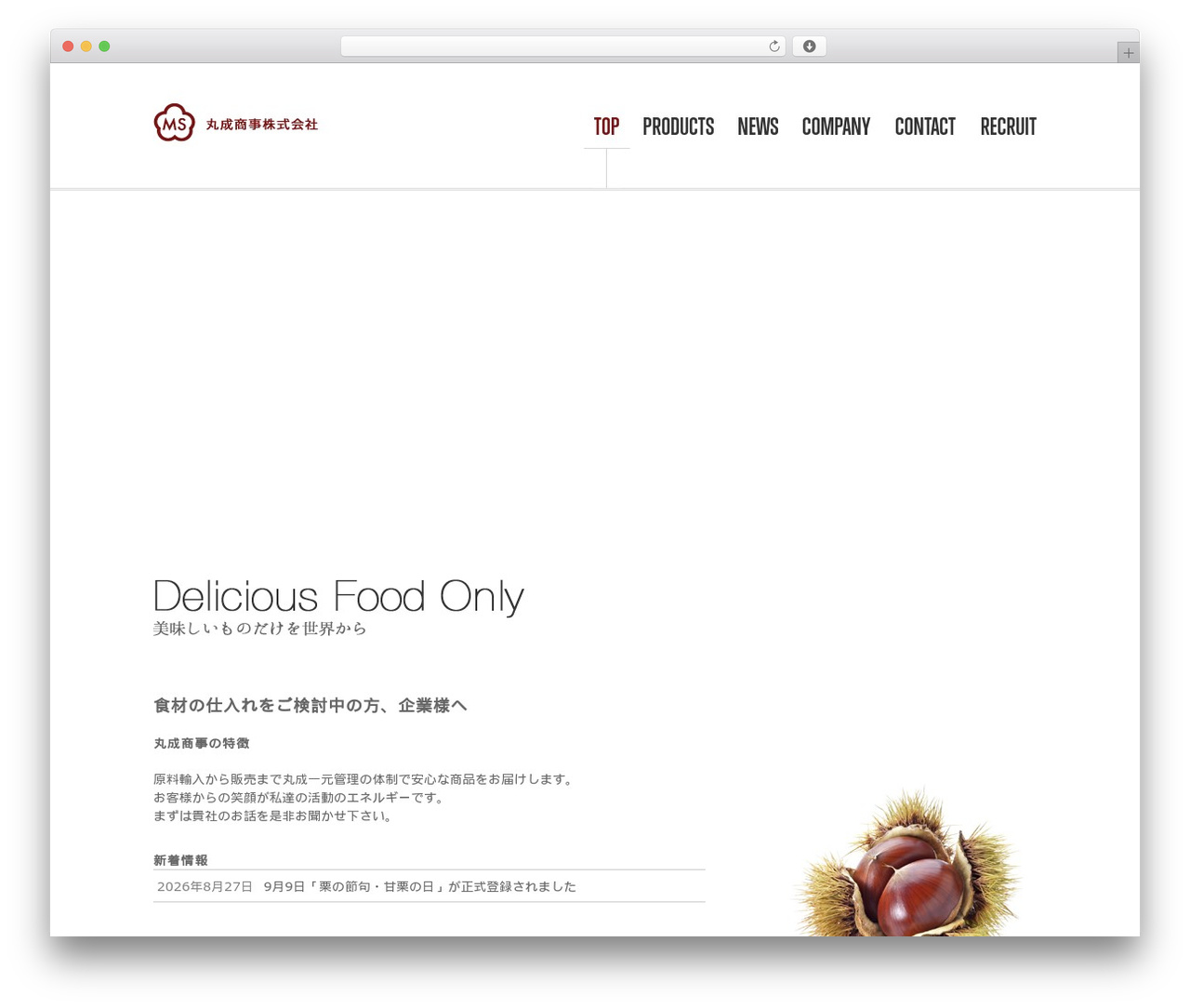 丸成商事株式会社 WordPress theme - maruseishoji.com