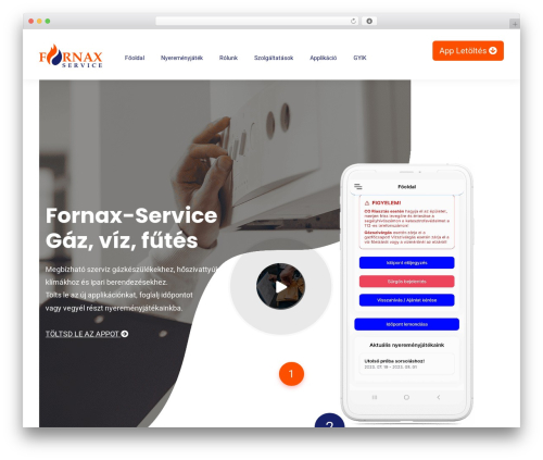 Appilo core WordPress plugin - fornaxservice.hu