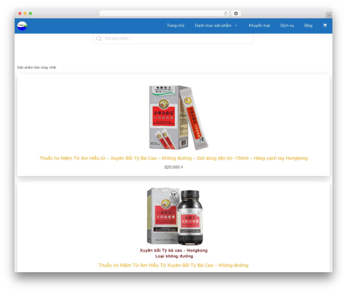 GeneratePress WordPress ecommerce theme - hanshop.com.vn