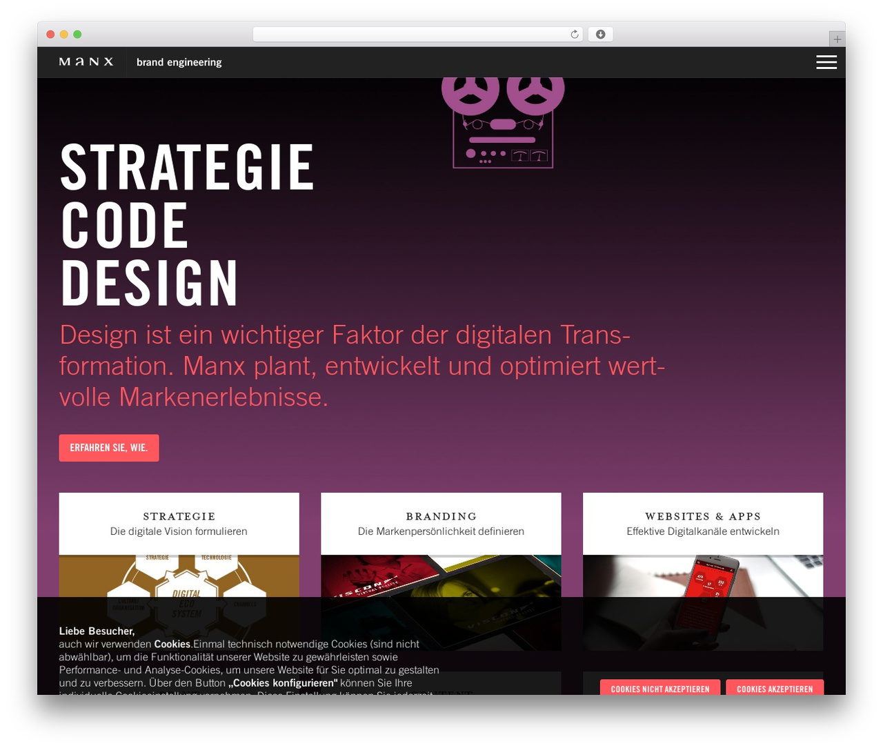 Manx theme WordPress - manx.de