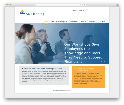 Slidedeck2 personal WordPress plugin - mcplanning.ca