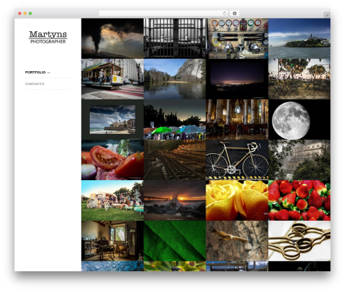 Raw WordPress theme - martynsphotographer.com