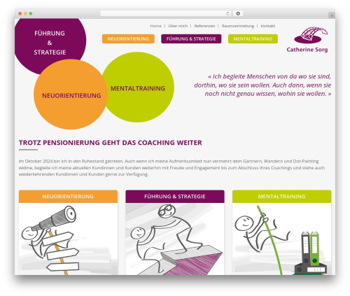 Sorg Coaching WordPress theme - sorg-coaching.ch