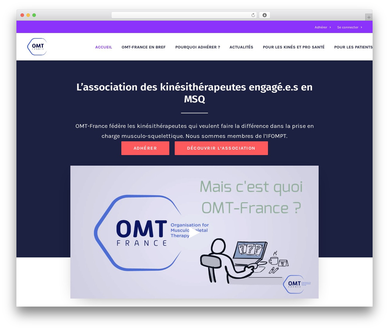 Uncode WordPress theme - omt-france.fr