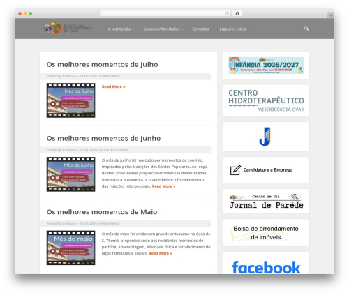 VT Blogging WP theme - misericordia-ovar.pt