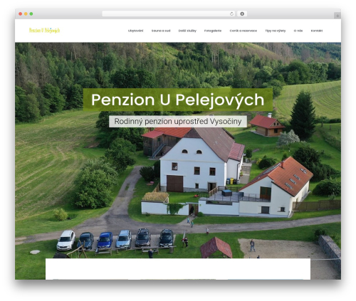WordPress theme MountResort - penzion-u-pelejovych.cz