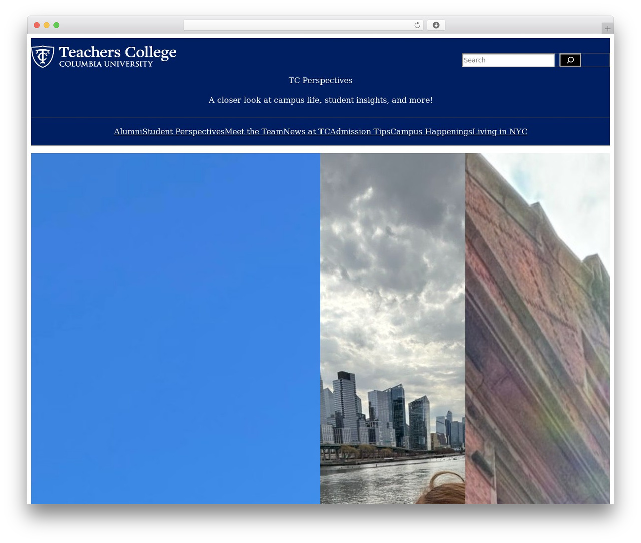 WordPress theme Tenaz - tcadmission.com
