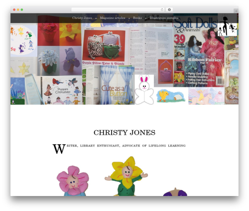 Book Lite WordPress theme - joneschristy.com